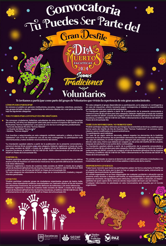 Cartel del Festival Día de Muertos
